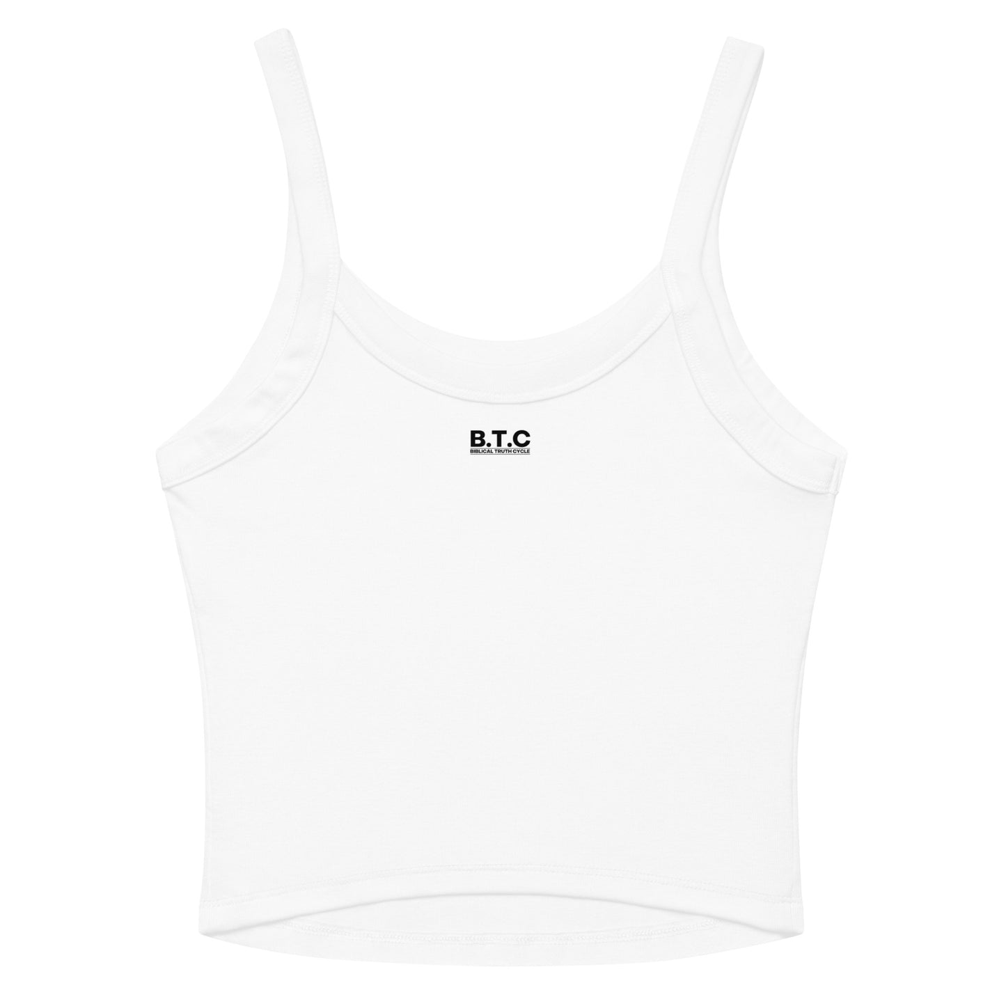 Biblical Truth Cycle - Ladies' Micro-Rib Tank Top (Hebrew Print)