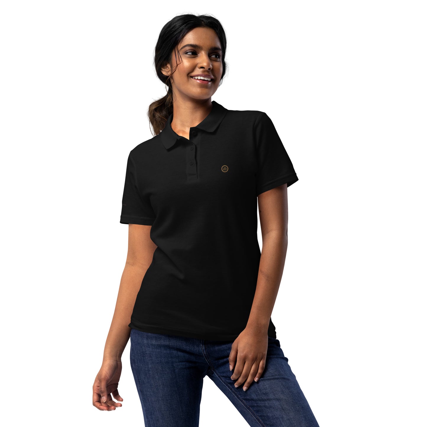 Biblical Truth Cycle - Women's Pique Polo Shirt  (Logo II)