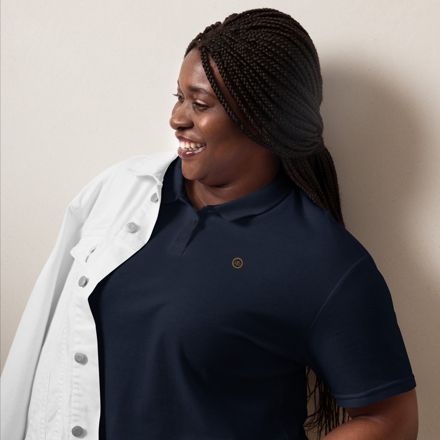 Biblical Truth Cycle - Women's Pique Polo Shirt  (Logo II)