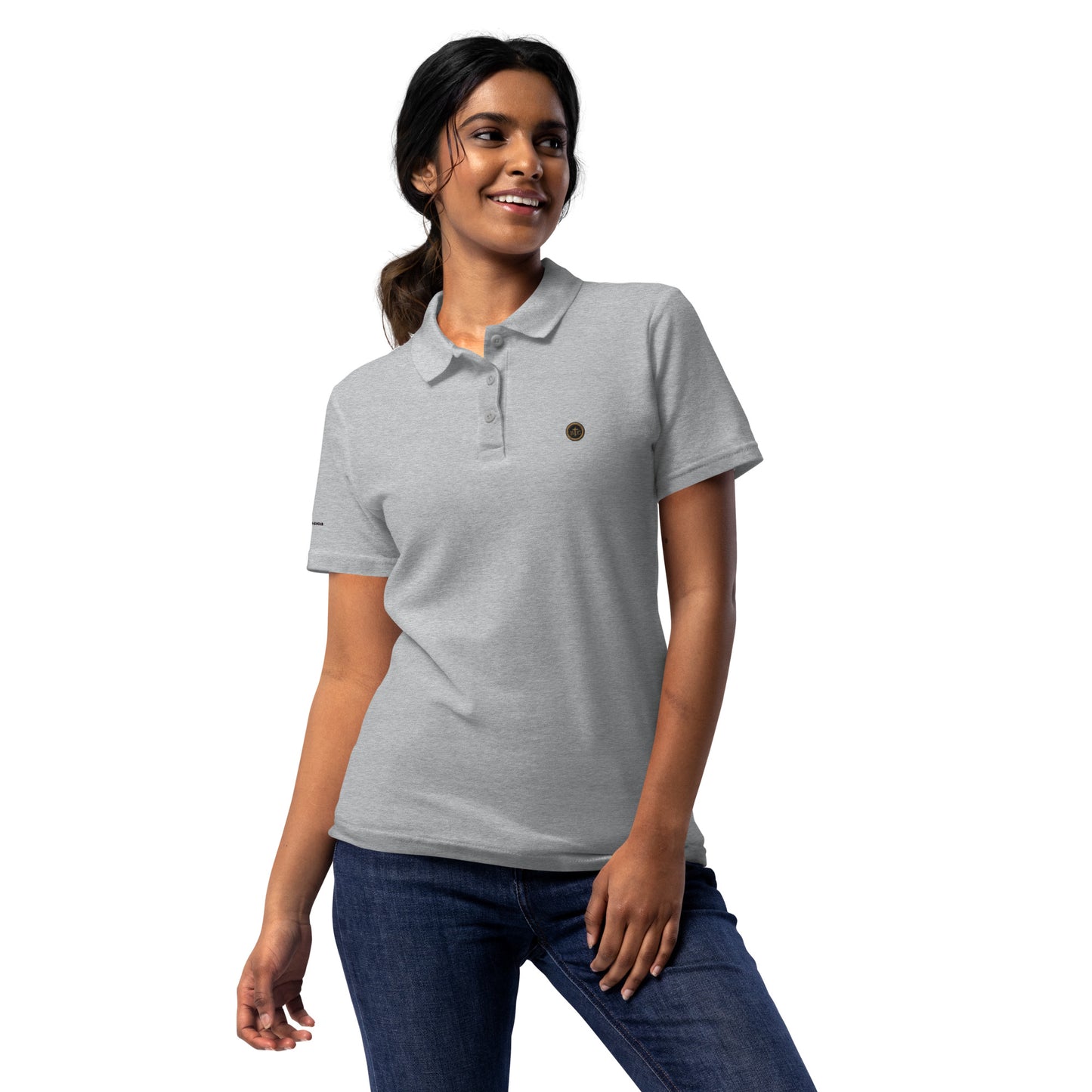 Biblical Truth Cycle - Women's Pique Polo Shirt  (Logo II)