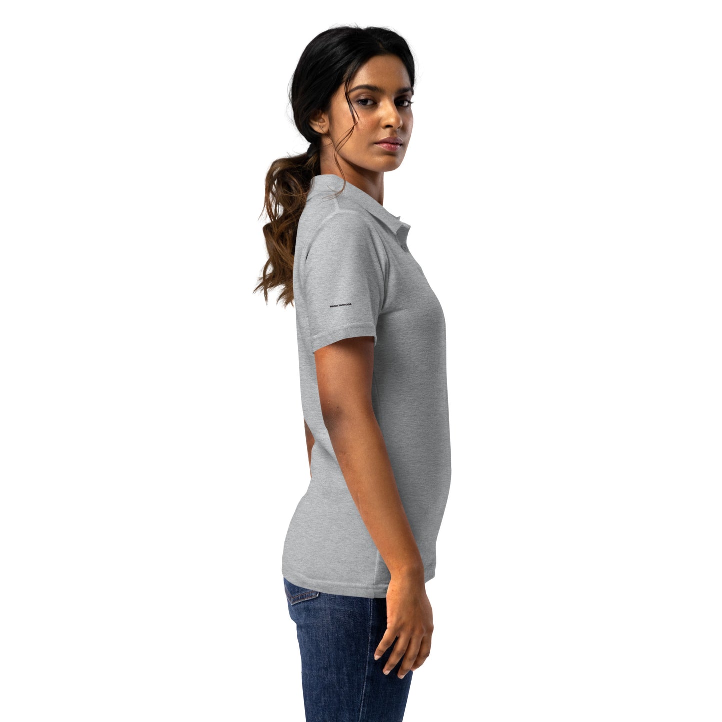 Biblical Truth Cycle - Women's Pique Polo Shirt  (Logo II)