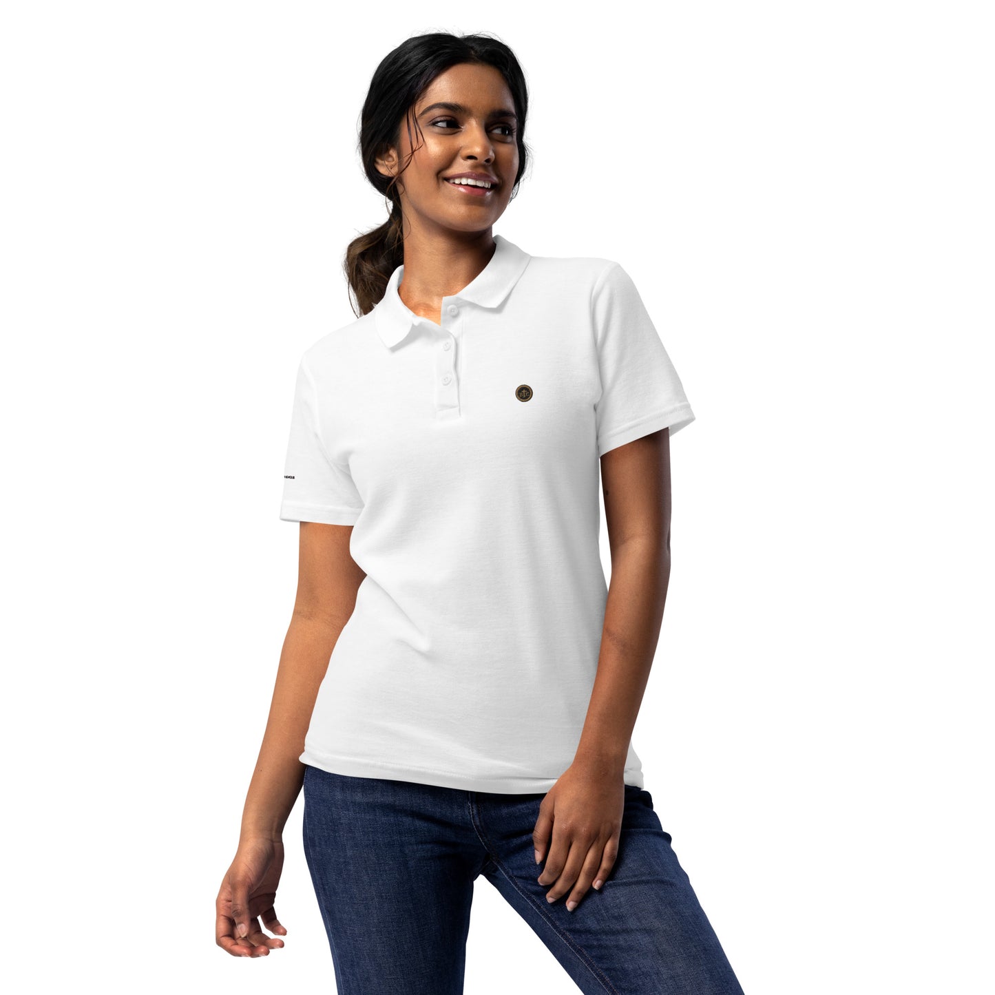 Biblical Truth Cycle - Women's Pique Polo Shirt  (Logo II)