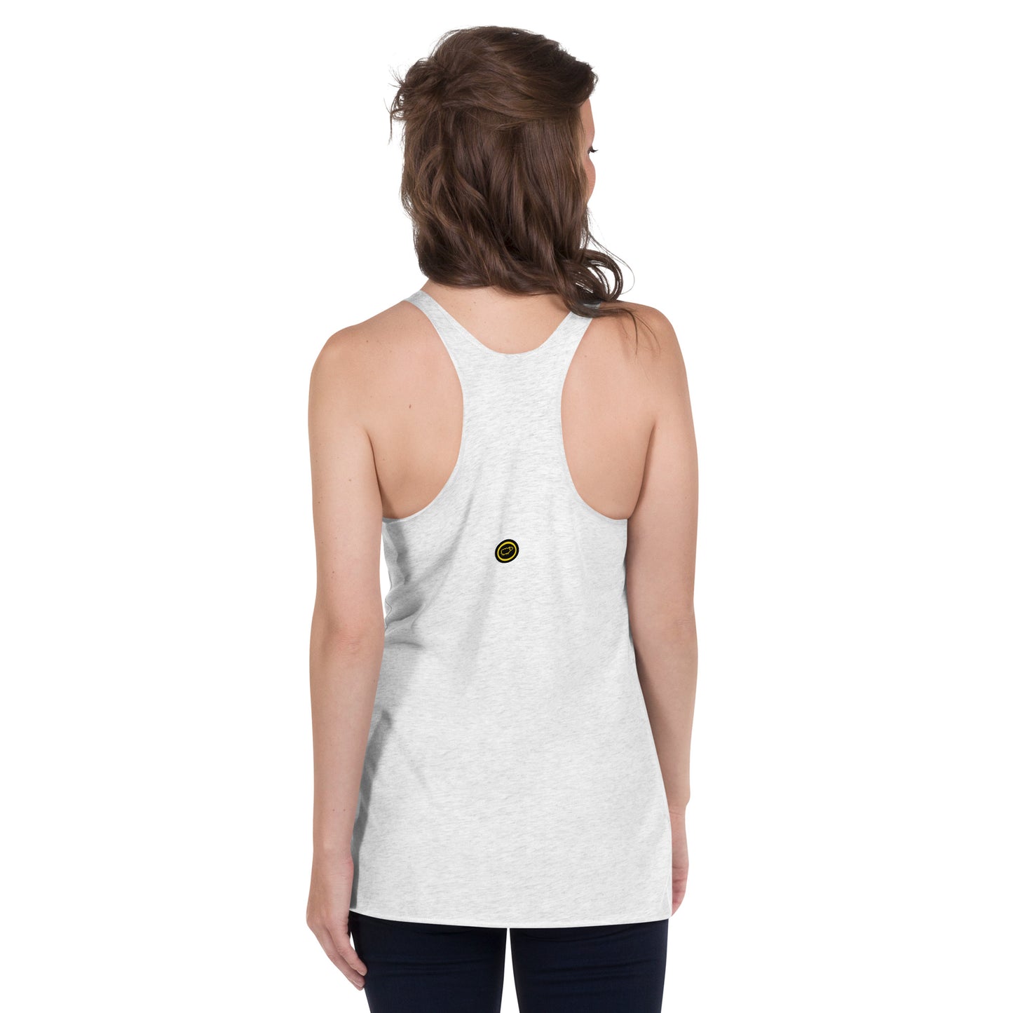 Sheep 23 - Ladies Racerback Tank Top (Black Sheep)