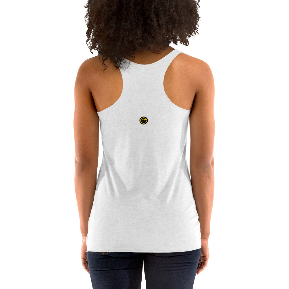 Sheep 23 - Ladies Racerback Tank Top (Black Sheep)