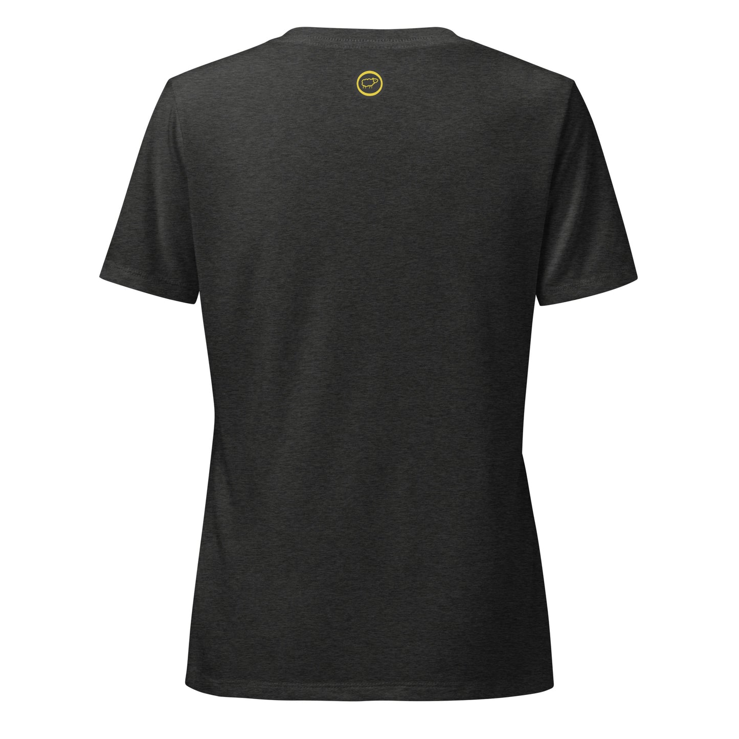 Sheep 23 - Ladies Relaxed V-Neck T-Shirtt (Black Sheep)