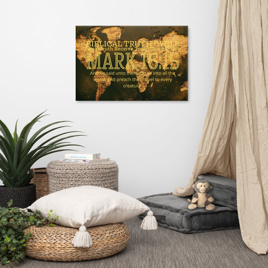 Biblical Truth Cycle - Wall Canvas