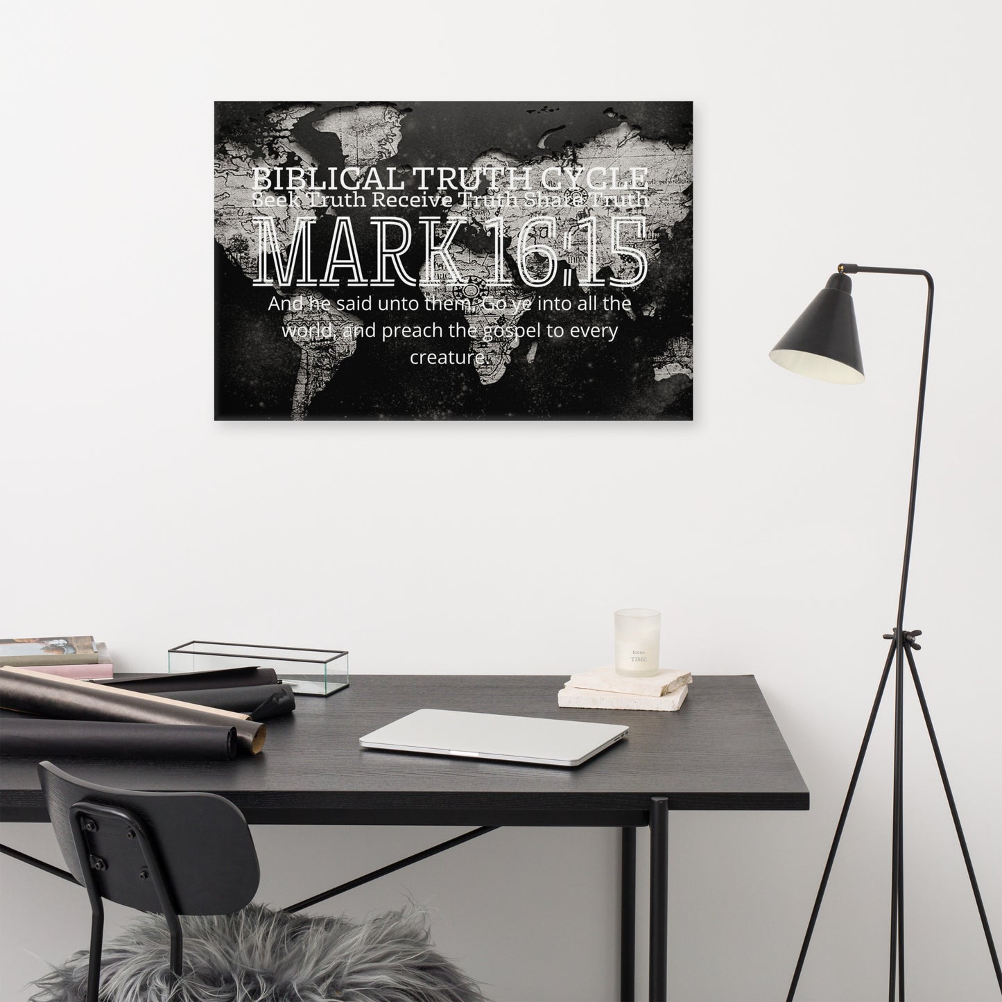 Biblical Truth Cycle - Wall Canvas