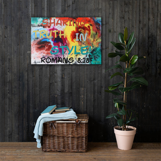 Biblical Truth Cycle - Wall Canvas