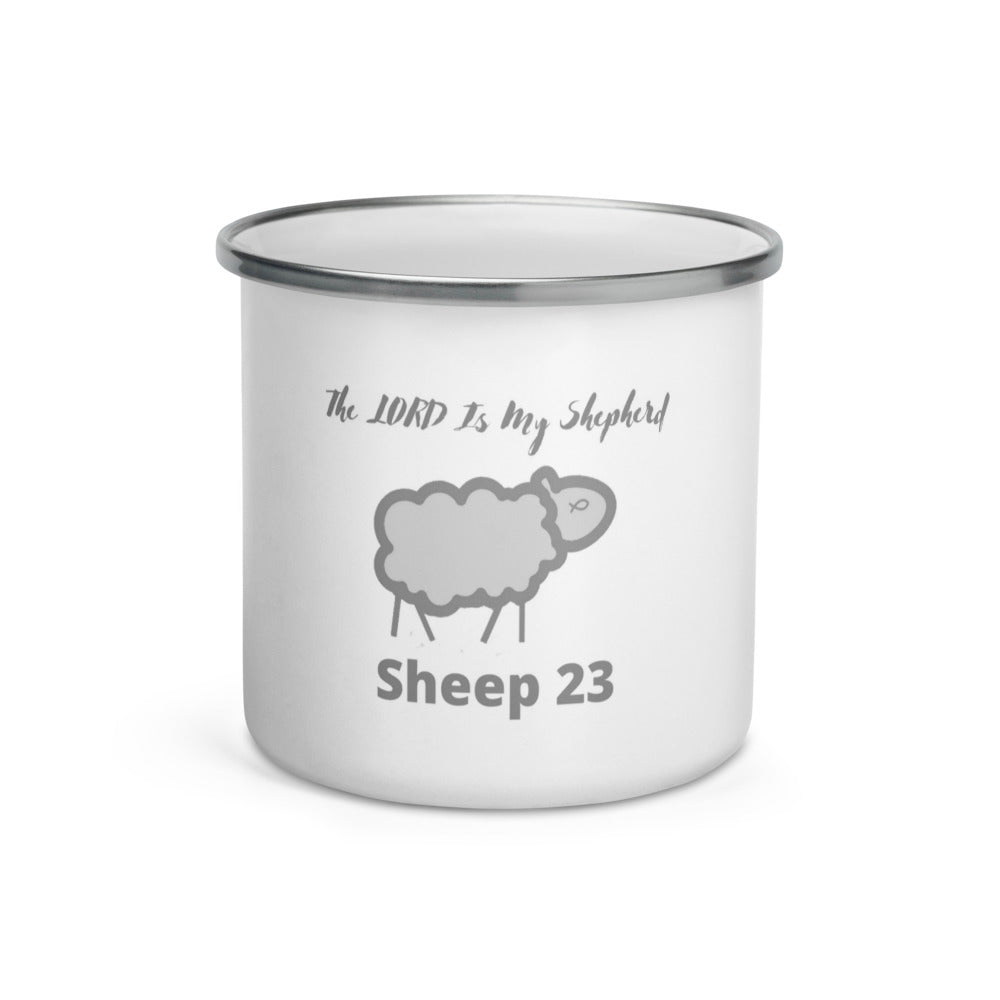 Sheep 23 - Enamel Mug