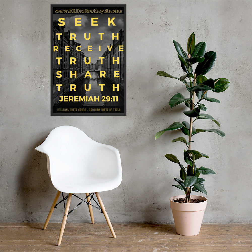 Biblical Truth Cycle - Framed Poster