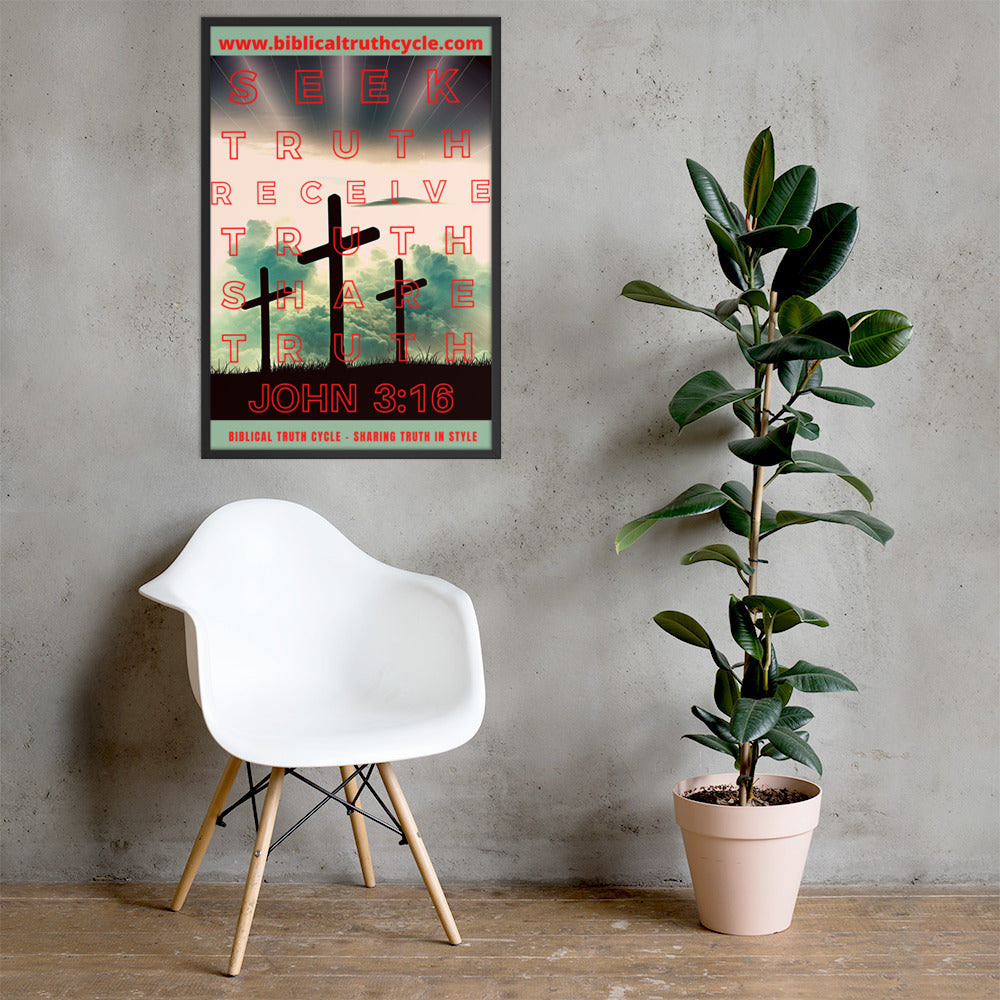 Biblical Truth Cycle - Framed Poster