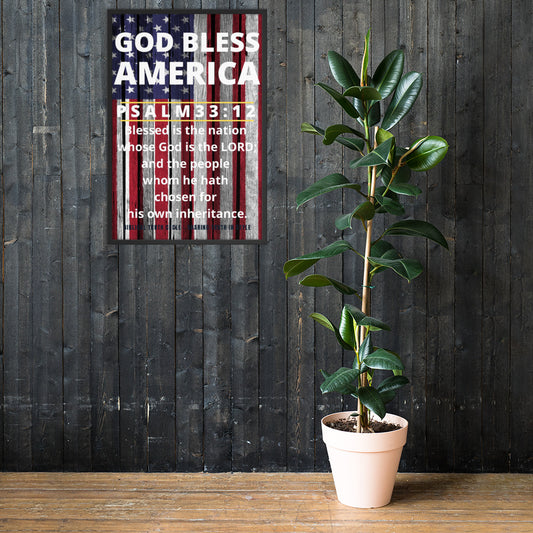 Biblical Truth Cycle - Framed Poster (United States of America)