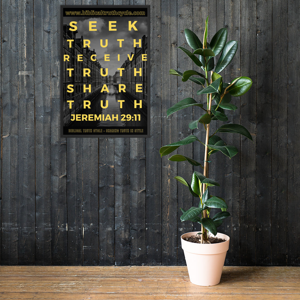 Biblical Truth Cycle - Framed Poster