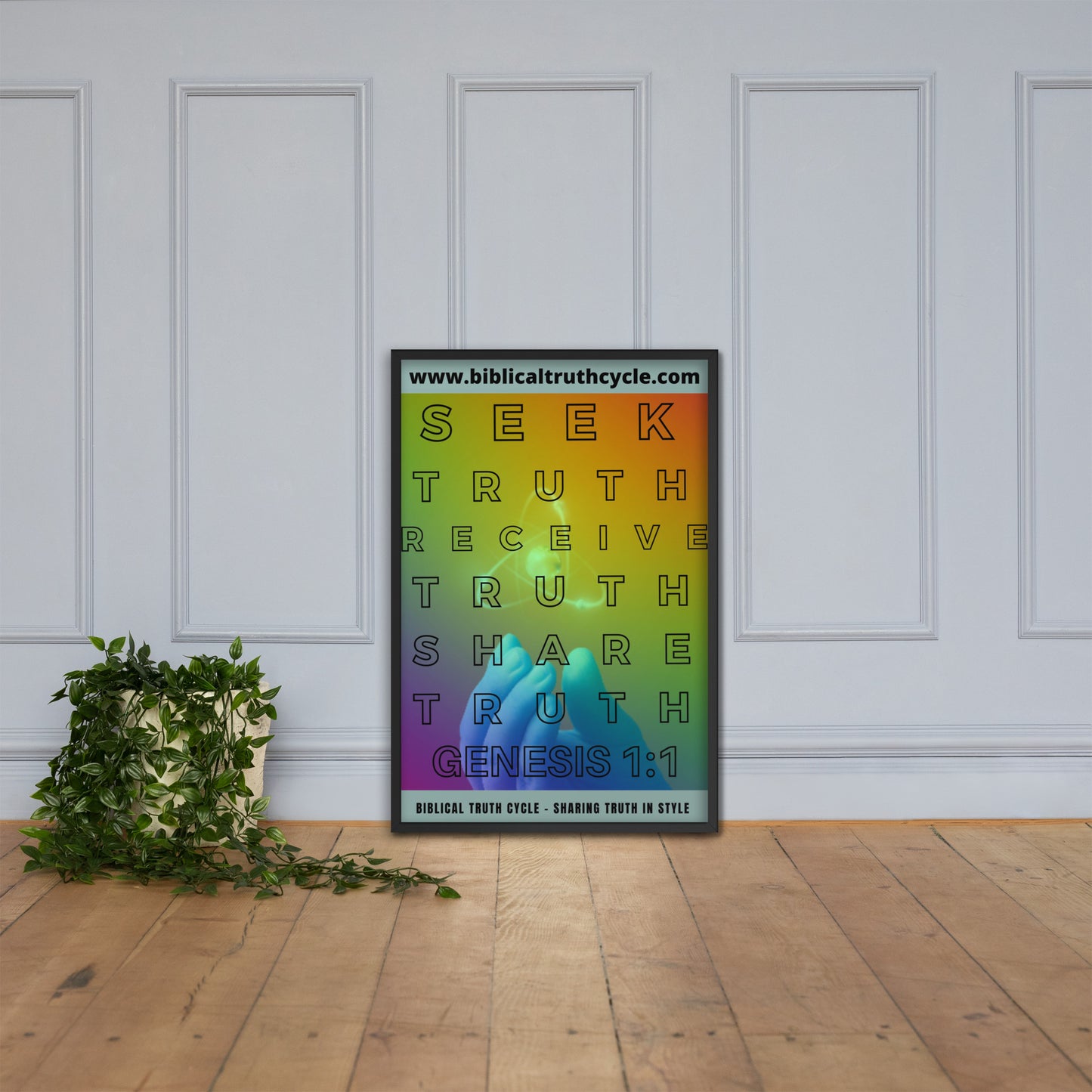 Biblical Truth Cycle - Framed Poster