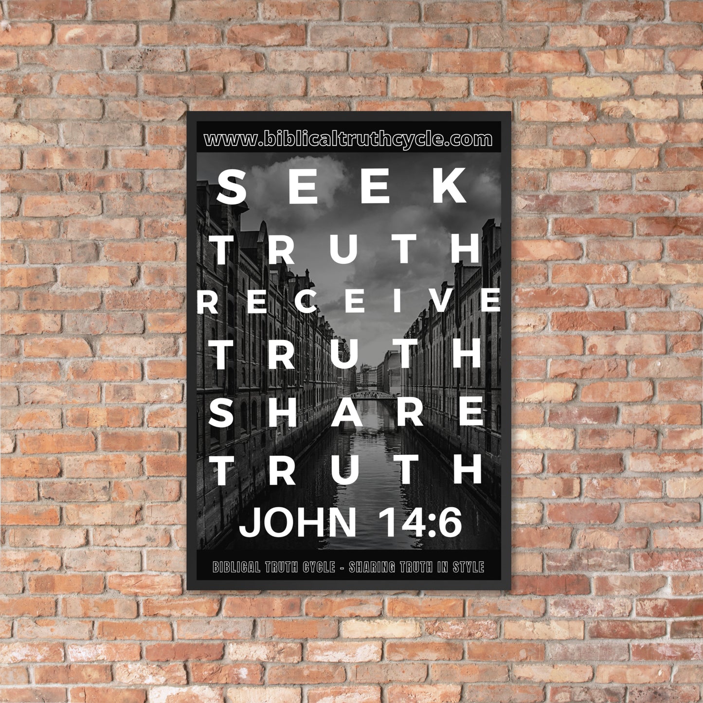 Biblical Truth Cycle - Framed Poster