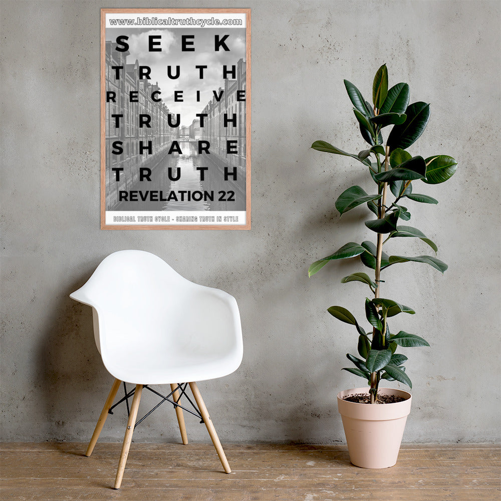 Biblical Truth Cycle - Framed Poster