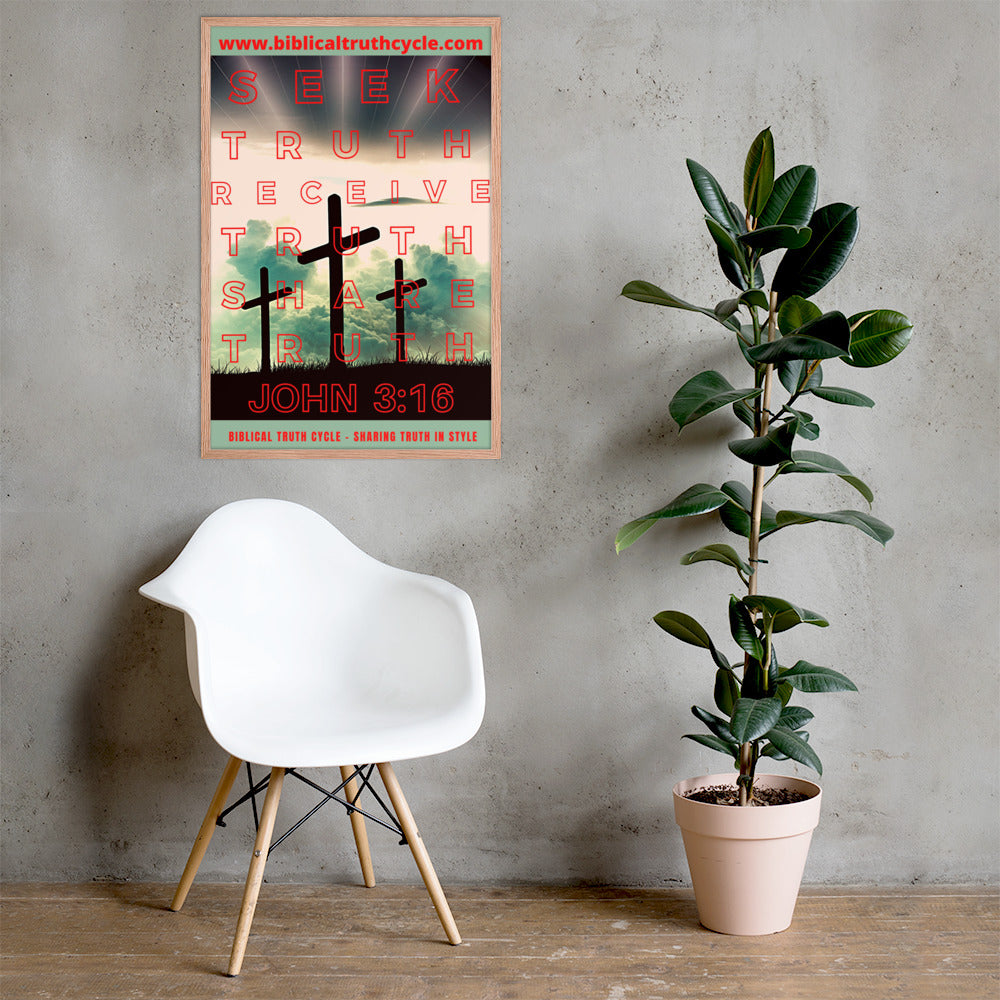 Biblical Truth Cycle - Framed Poster