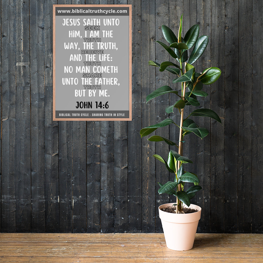 Biblical Truth Cycle - Framed Poster