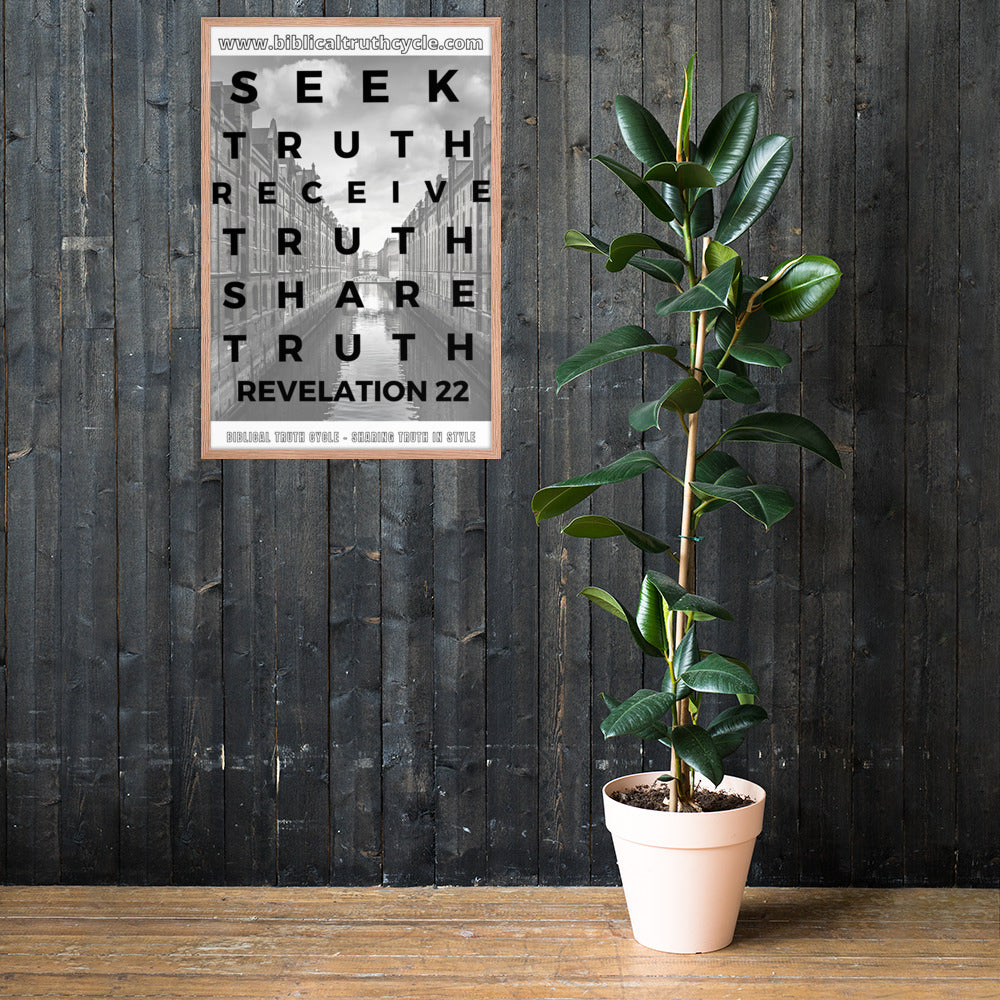 Biblical Truth Cycle - Framed Poster