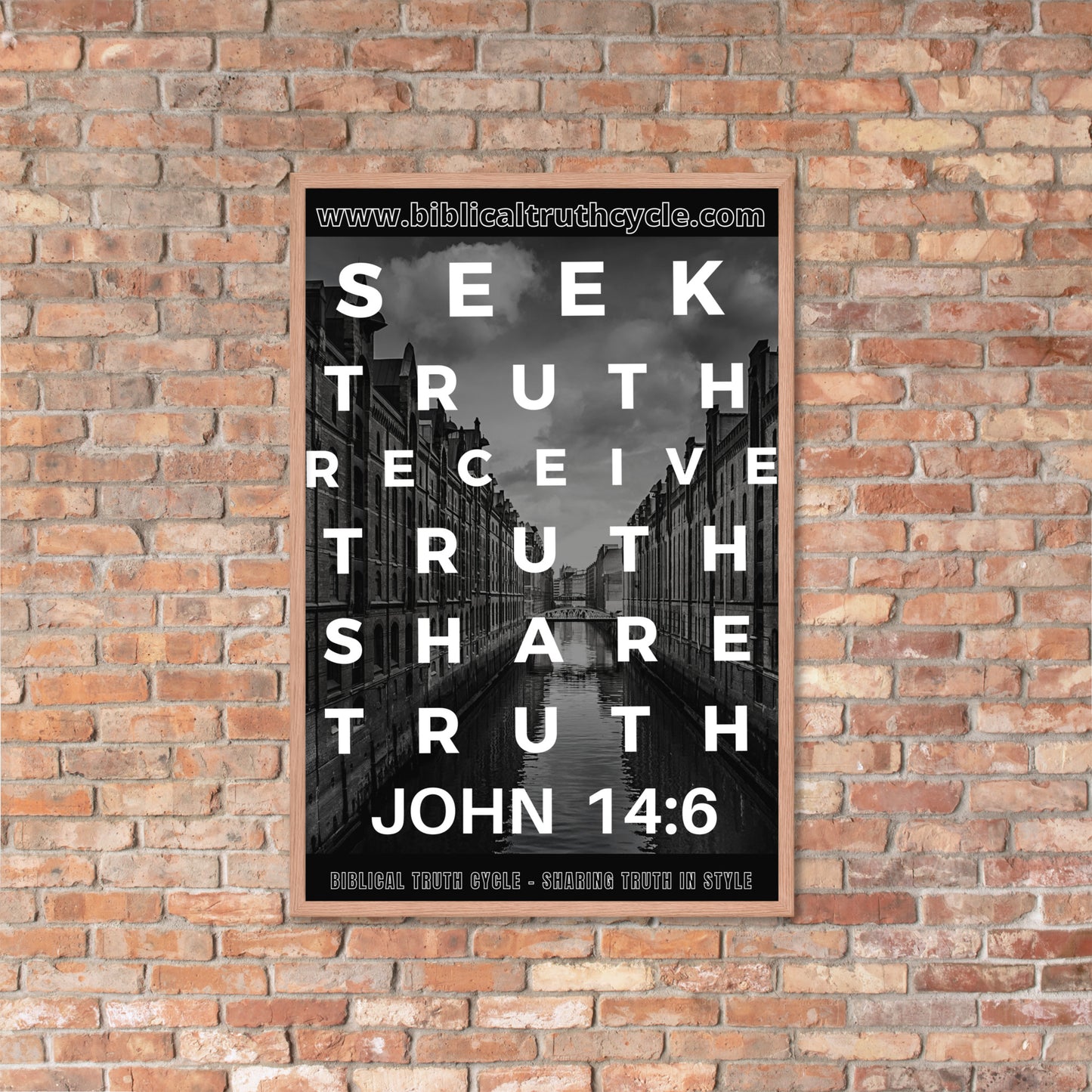 Biblical Truth Cycle - Framed Poster