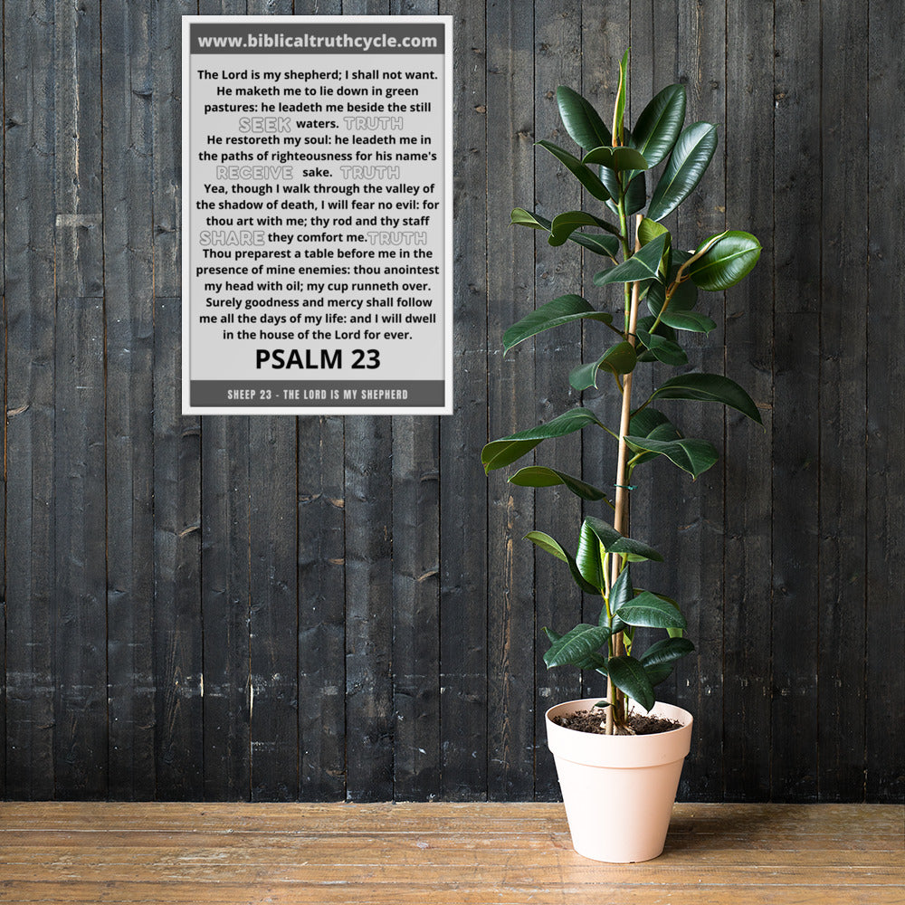 Biblical Truth Cycle - Framed Poster