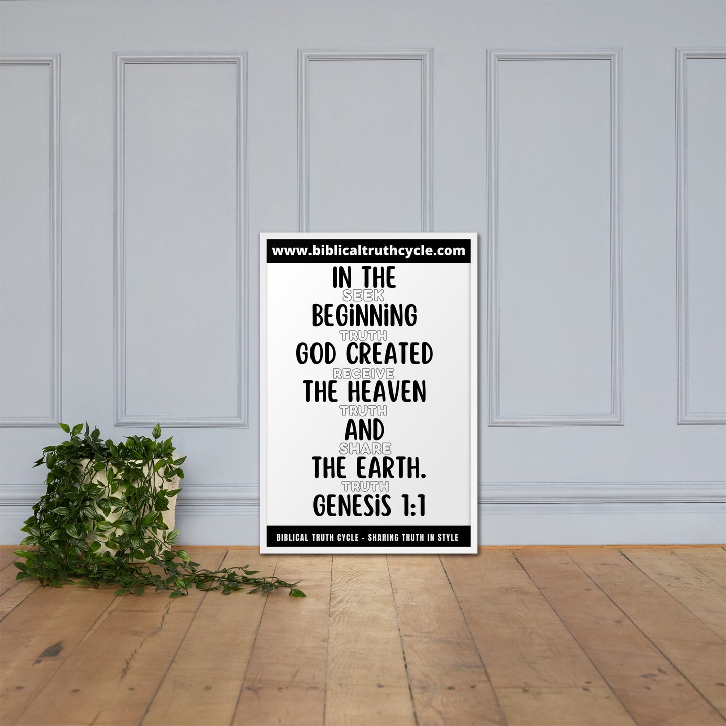 Biblical Truth Cycle - Framed Poster