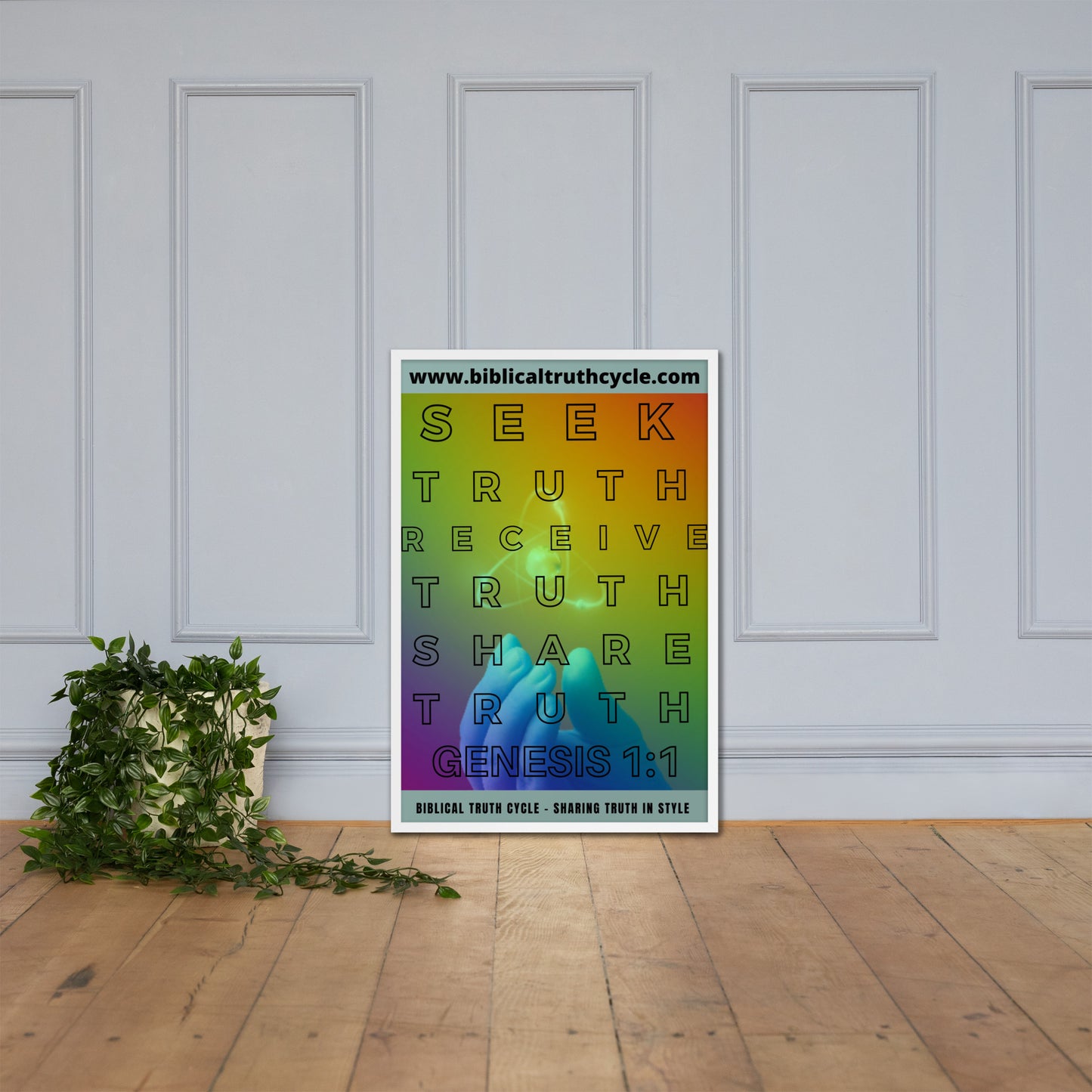 Biblical Truth Cycle - Framed Poster