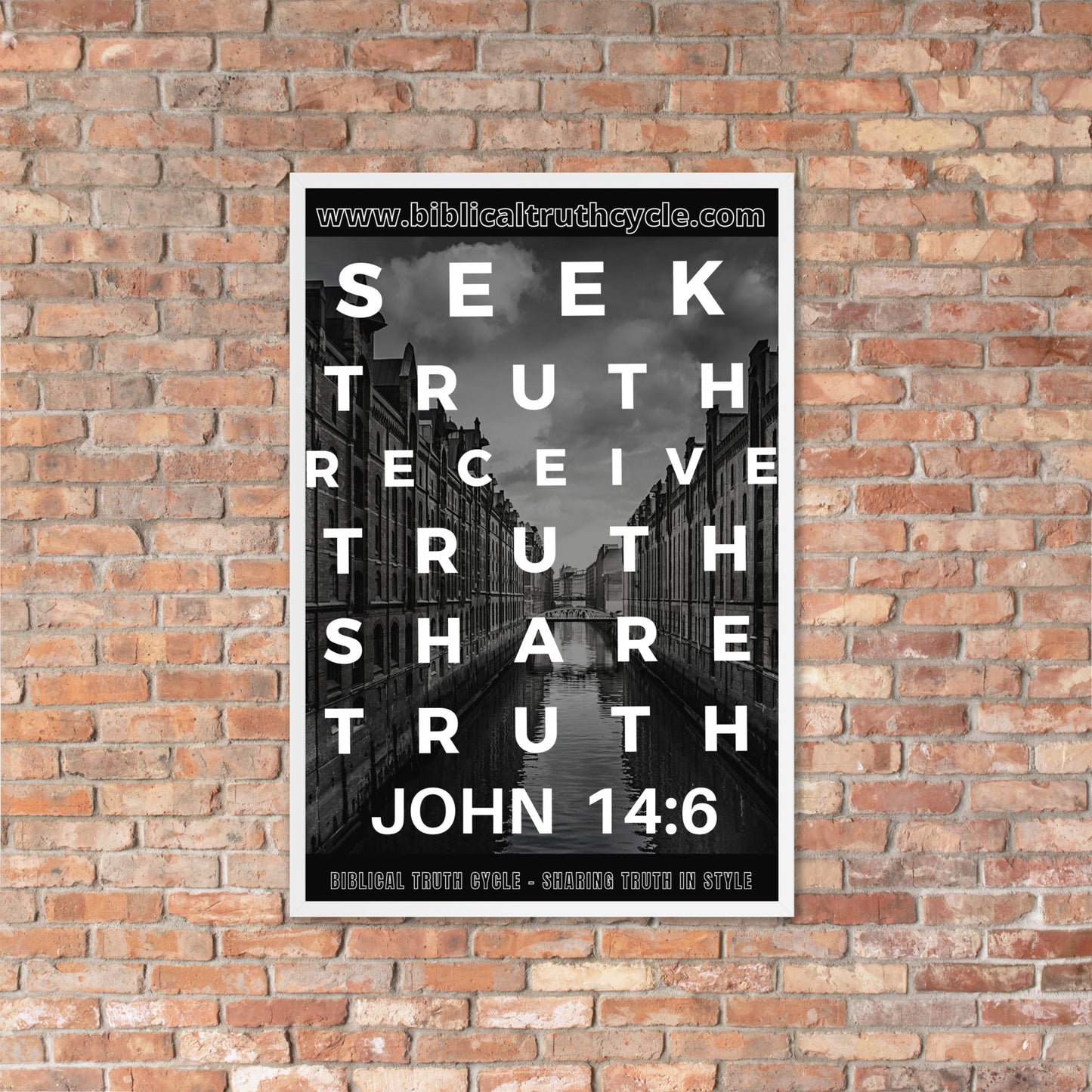 Biblical Truth Cycle - Framed Poster