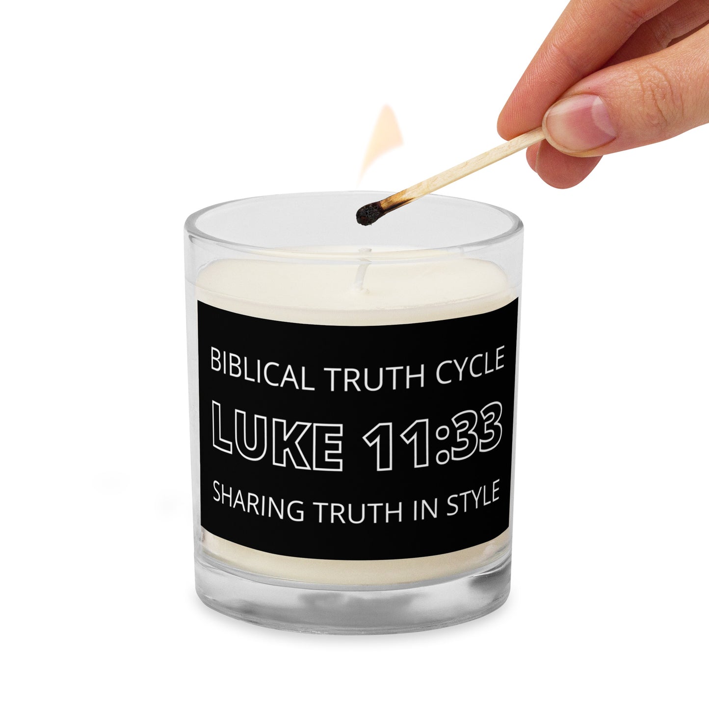 Biblical Truth Cycle - Glass Jar Candle