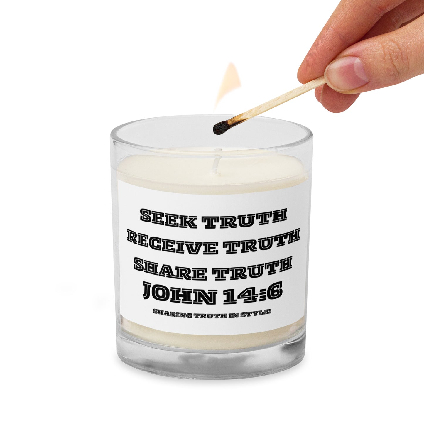 Biblical Truth Cycle - Glass Jar Candle