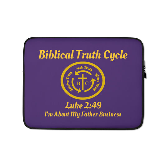 Biblical Truth Cycle - Laptop Sleeve