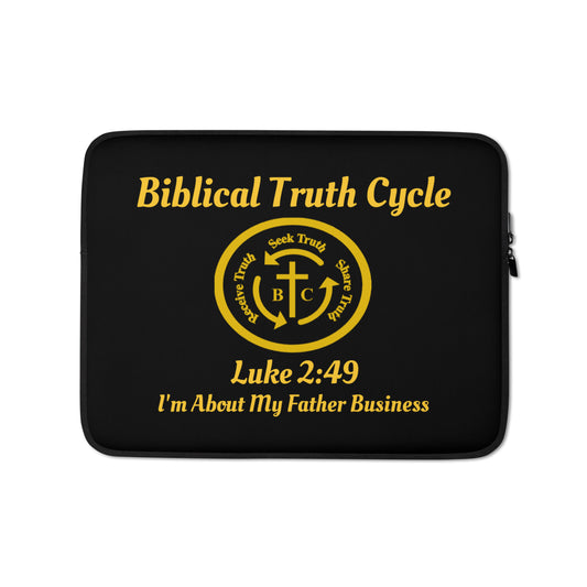 Biblical Truth Cycle - Laptop Sleeve