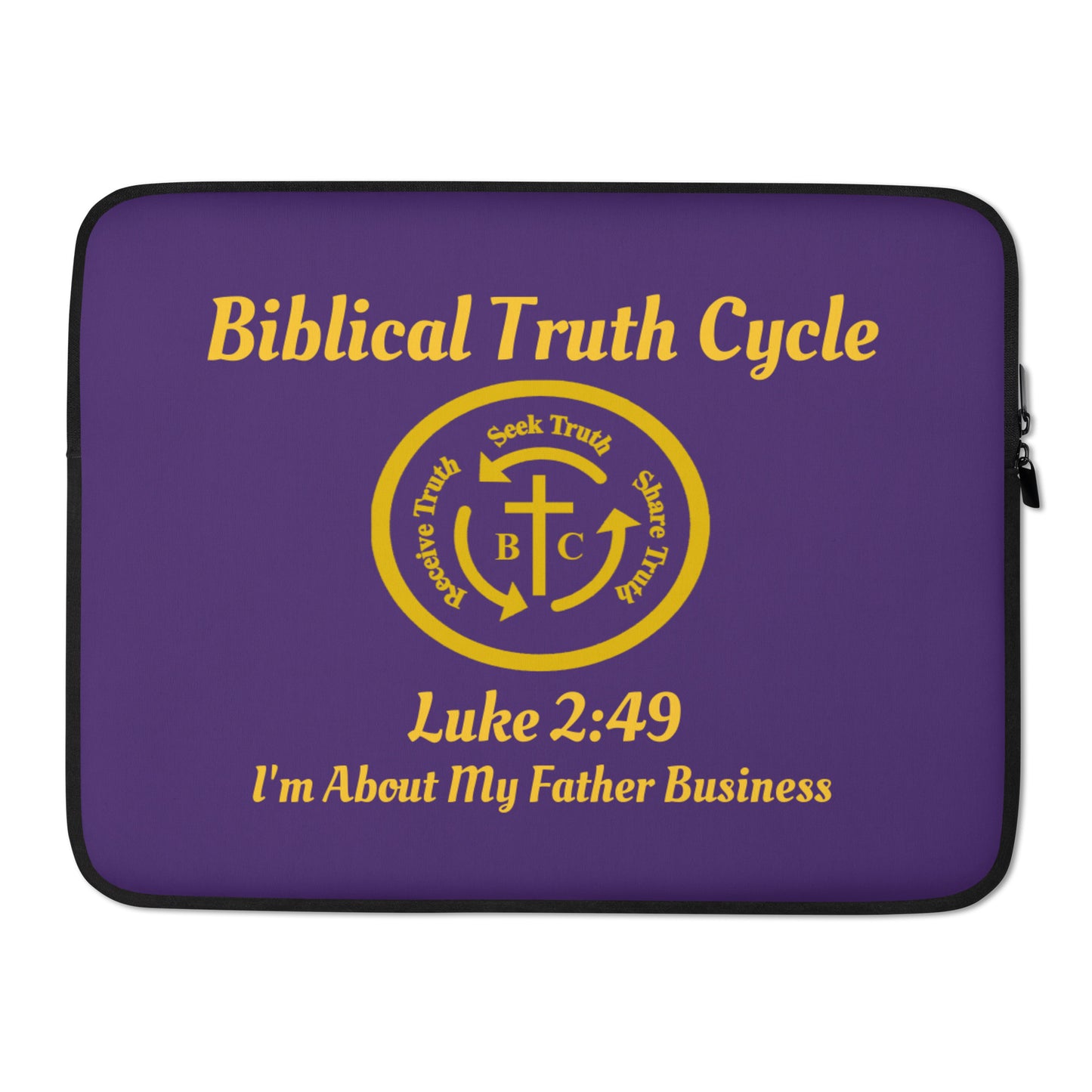 Biblical Truth Cycle - Laptop Sleeve