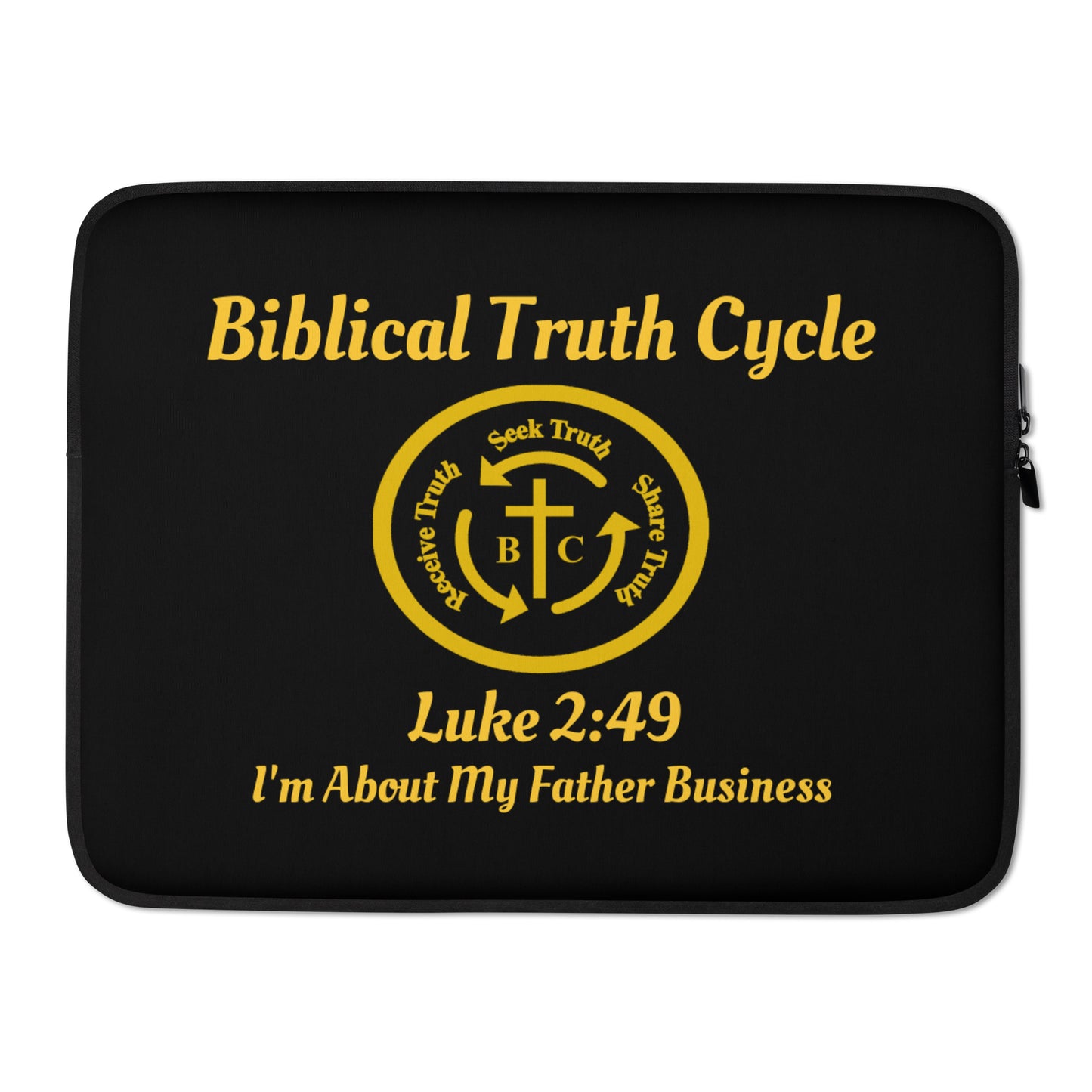 Biblical Truth Cycle - Laptop Sleeve