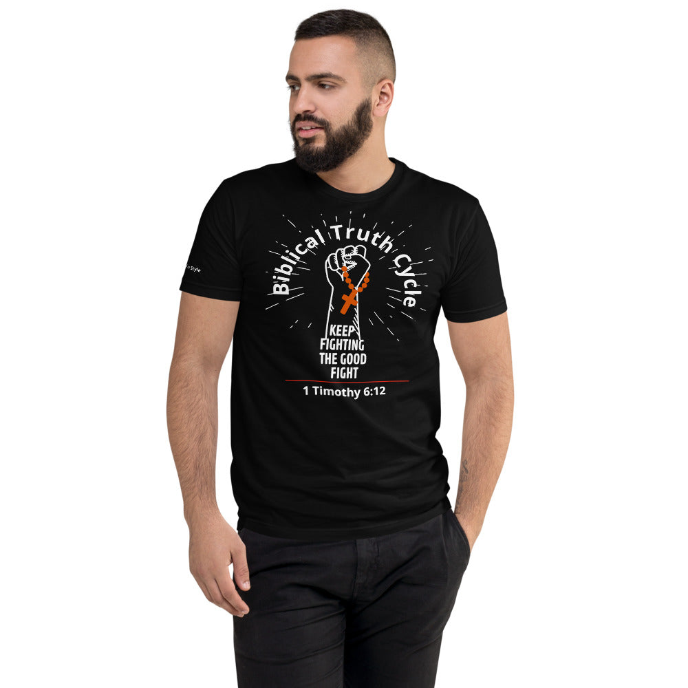 Biblical Truth Cycle -T-Shirt (The Good Fight)