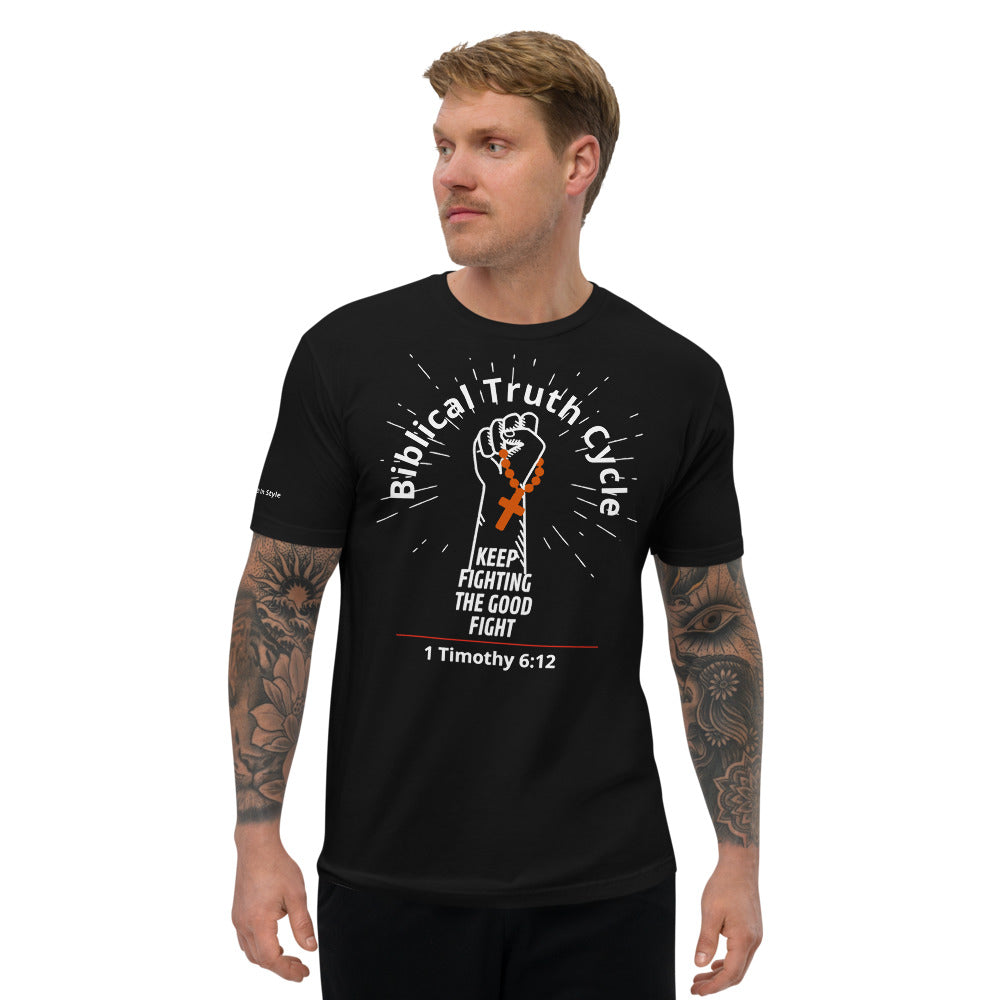 Biblical Truth Cycle -T-Shirt (The Good Fight)