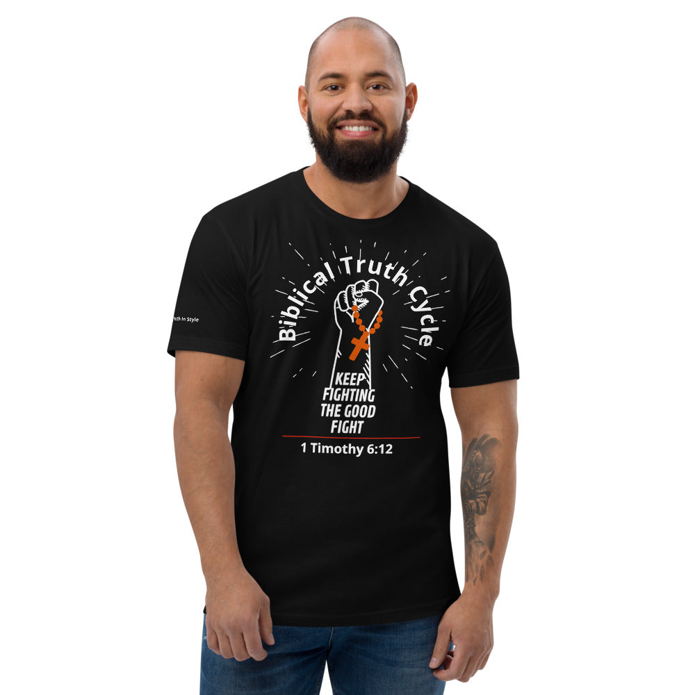 Biblical Truth Cycle -T-Shirt (The Good Fight)