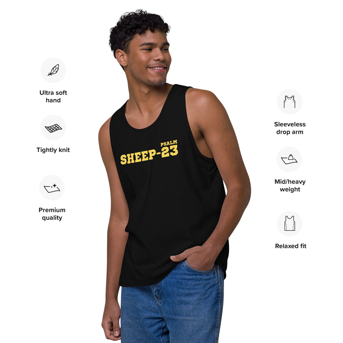 SHEEP 23 - Premium Tank Top