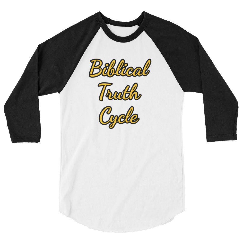 Biblical Truth Cycle's - 3/4 Sleeve Raglan Shirt