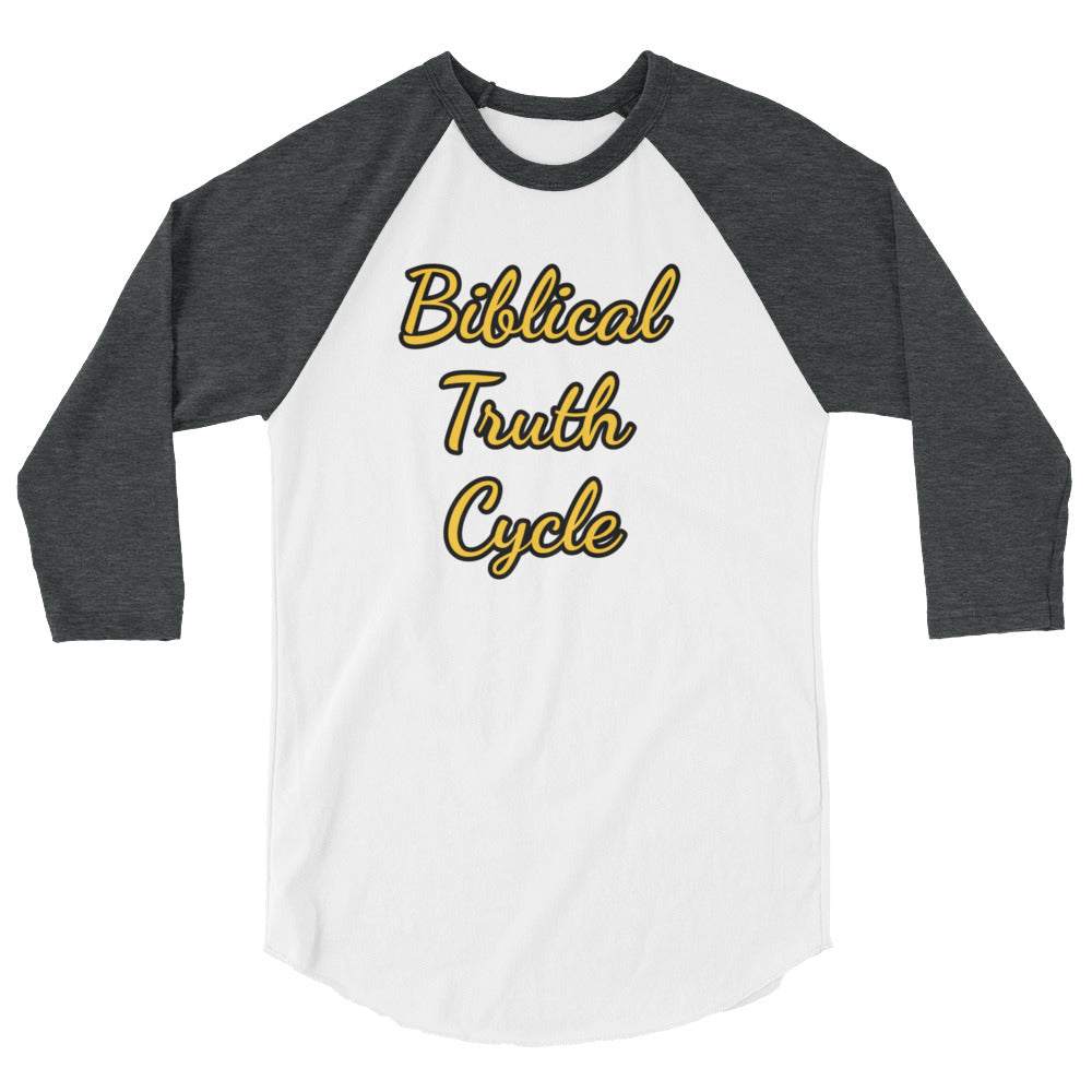 Biblical Truth Cycle's - 3/4 Sleeve Raglan Shirt