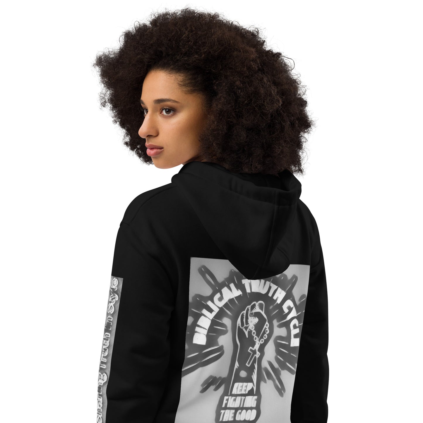 Biblical Truth Cycle - Urban Style Pullover Hoodie  (The Good Fight)