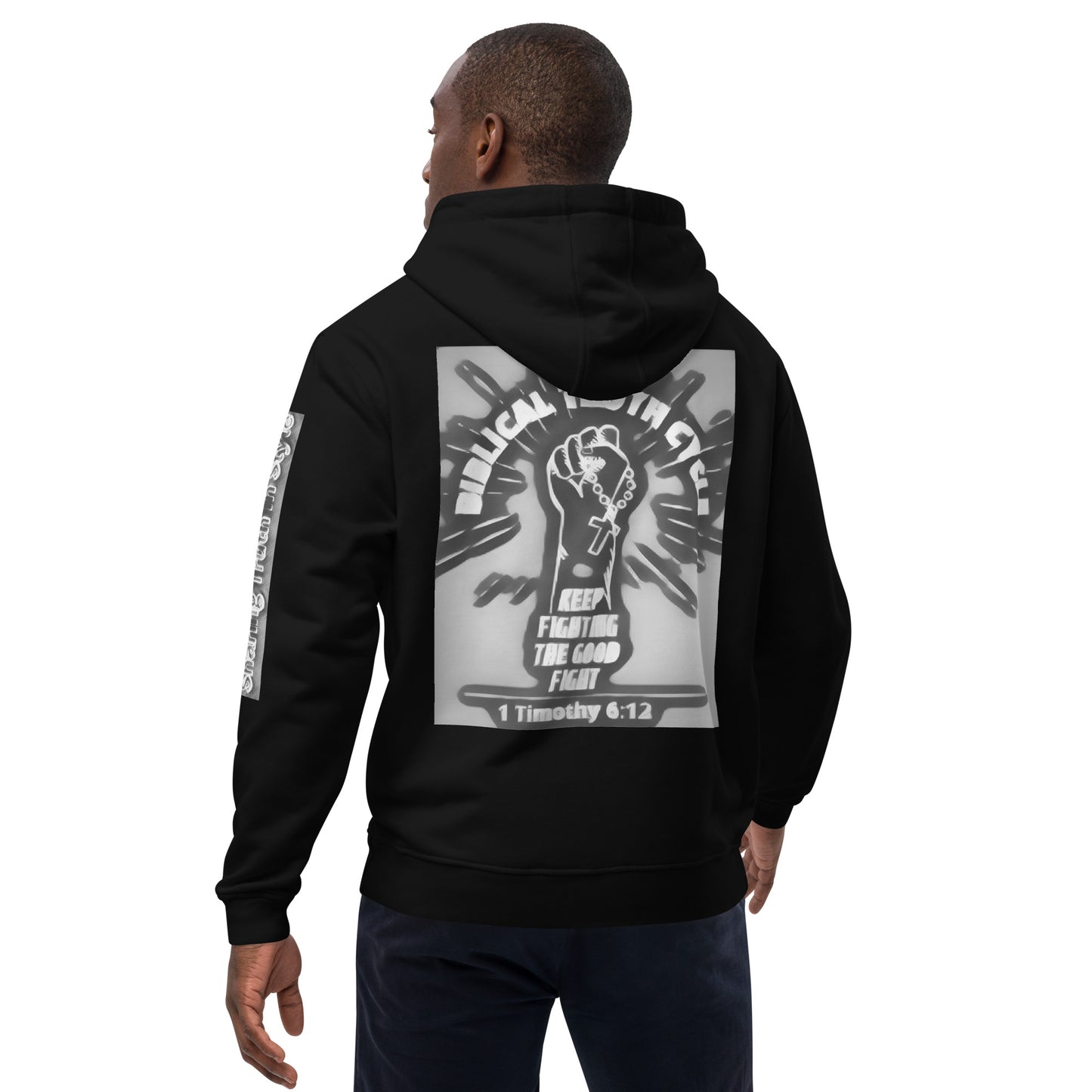 Biblical Truth Cycle - Urban Style Pullover Hoodie  (The Good Fight)