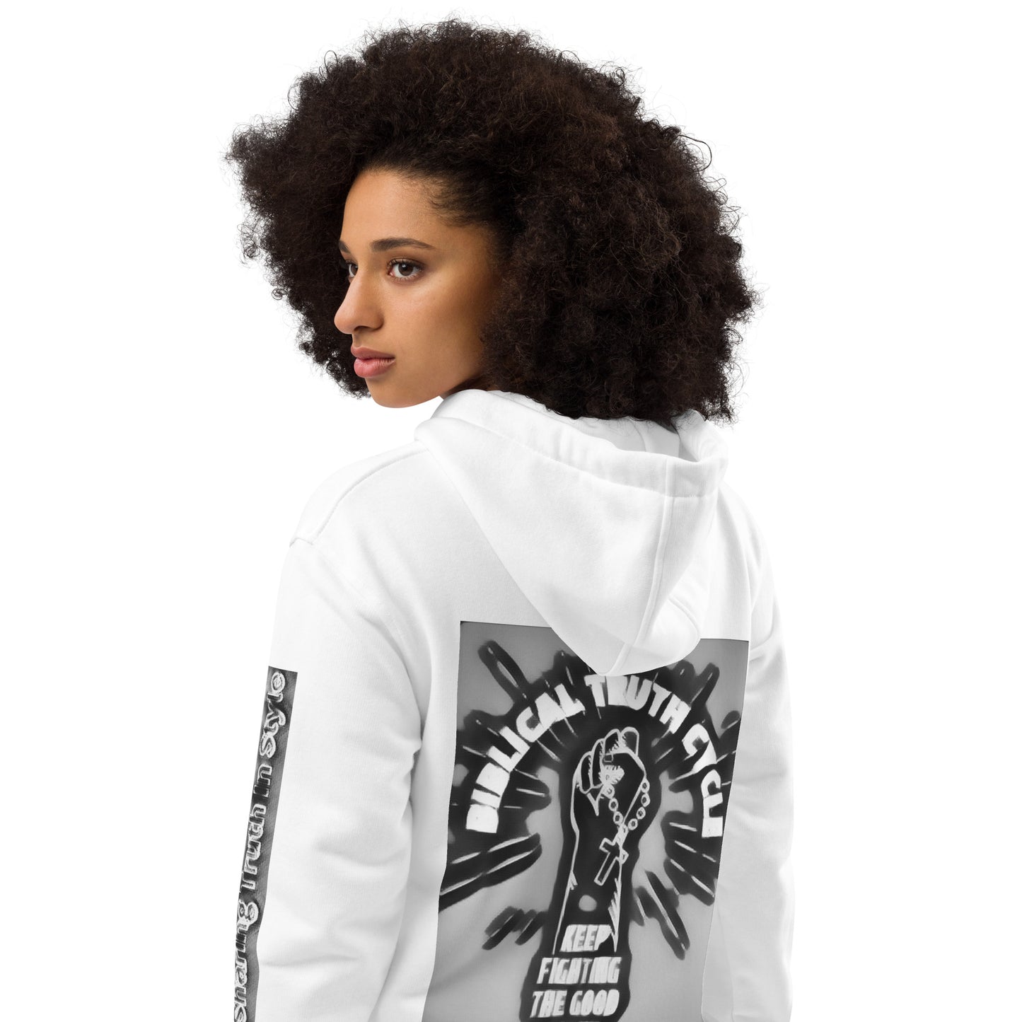 Biblical Truth Cycle - Urban Style Pullover Hoodie  (The Good Fight)