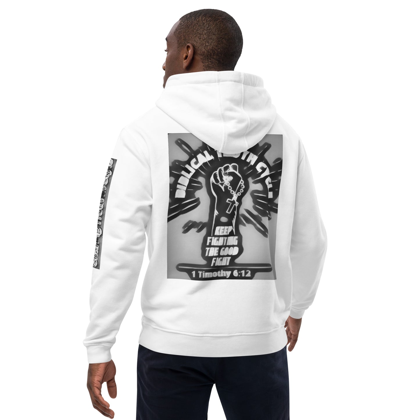 Biblical Truth Cycle - Urban Style Pullover Hoodie  (The Good Fight)