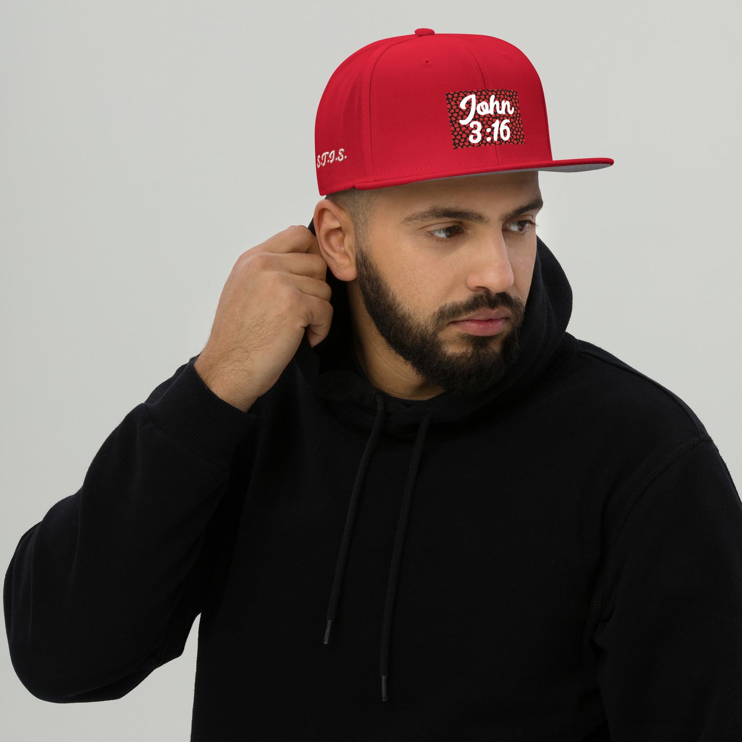 Biblical Truth Cycle - Snapback Hat (John 3:16 - White Letters)