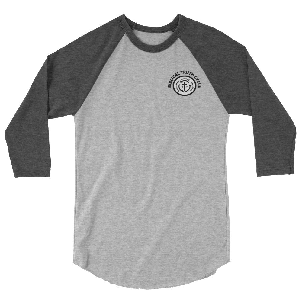 Biblical Truth Cycle - 3/4 Sleeve Raglan Shirt  (Logo)