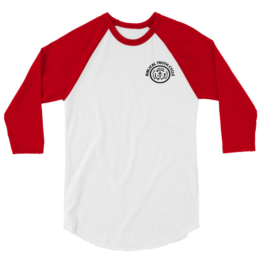 Biblical Truth Cycle - 3/4 Sleeve Raglan Shirt  (Logo)