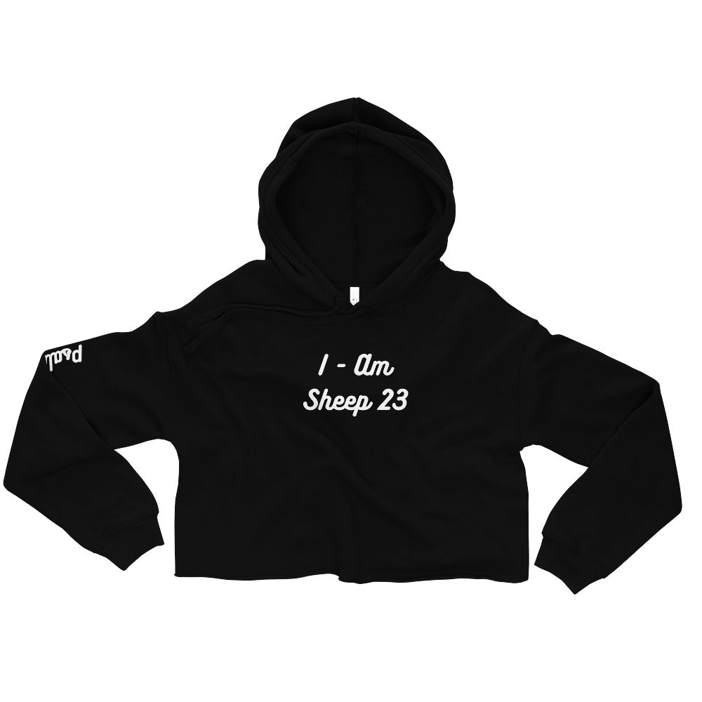 Sheep 23 Crop Hoodie