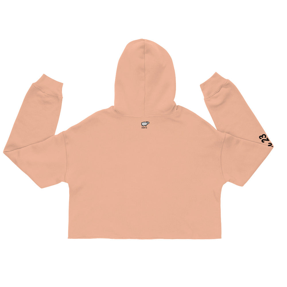 Sheep 23 - Crop Hoodie