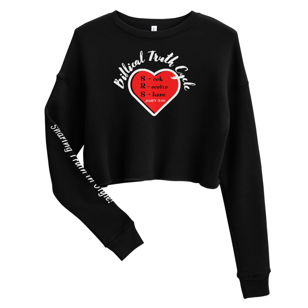 Biblical Truth Cycle - Crop Sweatshirt